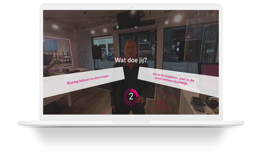 Wat doe jij bij een boze klant | UP learning