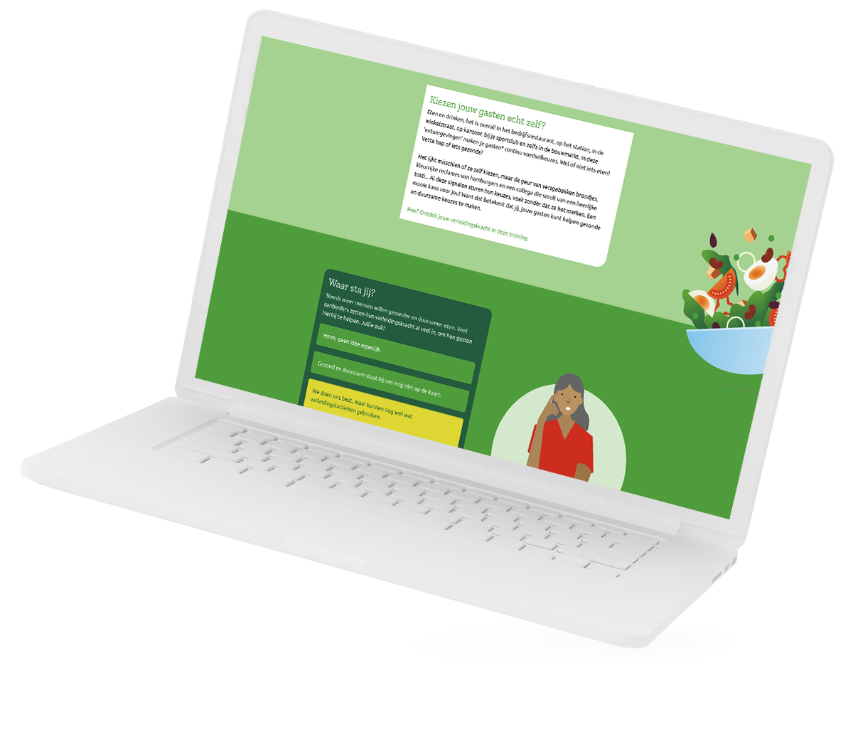 Voedingscentrum | Mockup - rechts | UP learning